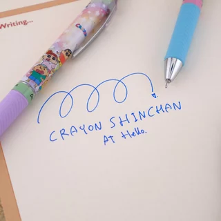 Pentel เพนเทล - ปากกาหมึกเจล รุ่นพิเศษ ลายCrayon Shinchan ขนาด0.5mm. หมึกน้ำเงิน Limited Edition