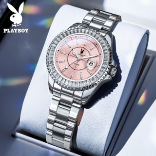 PLAYBOY นาฬิกา ผู้หญิง ต้นฉบับ กันน้ำ 100% แถบสแตนเลส แฟชั่น…