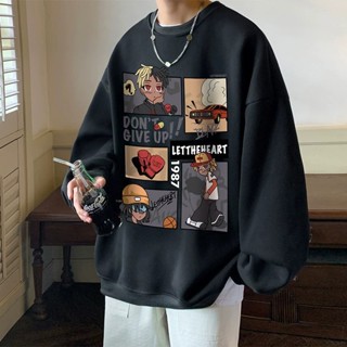 COD✅ (จัดส่งตลอด 24 ชั่วโมง)เสื้อสเวตเตอร์ OVERSIZE เสื้อสเว…