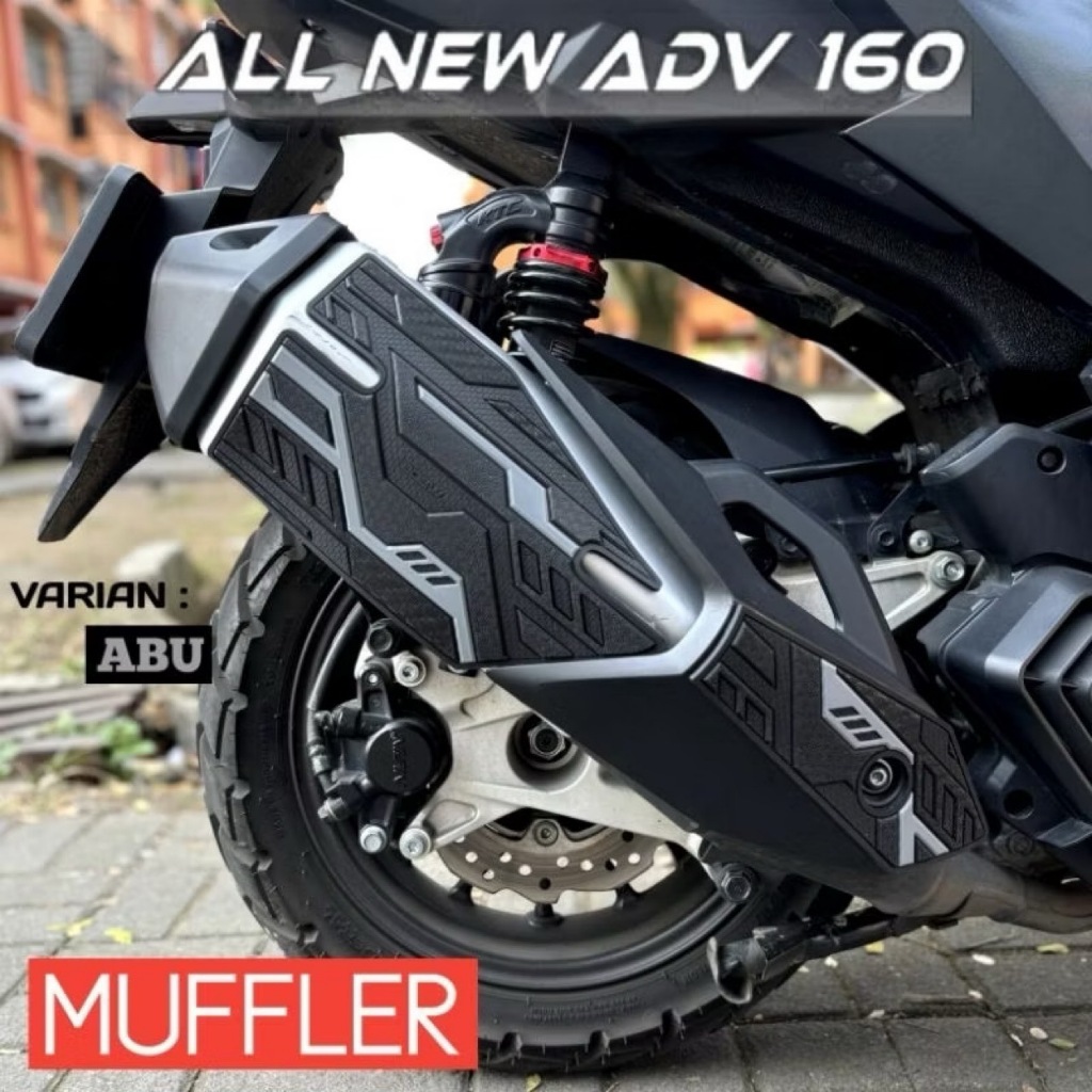 COD【🇹🇭พร้อมส่งในไทย🇹🇭】โฆษณา 160 ฝาครอบท่อไอเสียอุปกรณ์เสริมตัวป้องกันร่างกายท่อไอเสียวัสดุยาง - รูปที่ 2