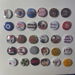 เข็มกลัดสุดเฟี้ยว ! ขนาด 32mm ส่งจากไทย (ลาย1-54)