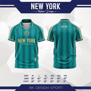 เสื้อกีฬาพิมพ์ลายNewYorkคอปก ดูดีมีสไตล์สุดๆ สวมใส่ได้ทั้งผู้ชาย ผู้หญิง ผ้านิ่มใส่สบายสุดๆ (NY151168)