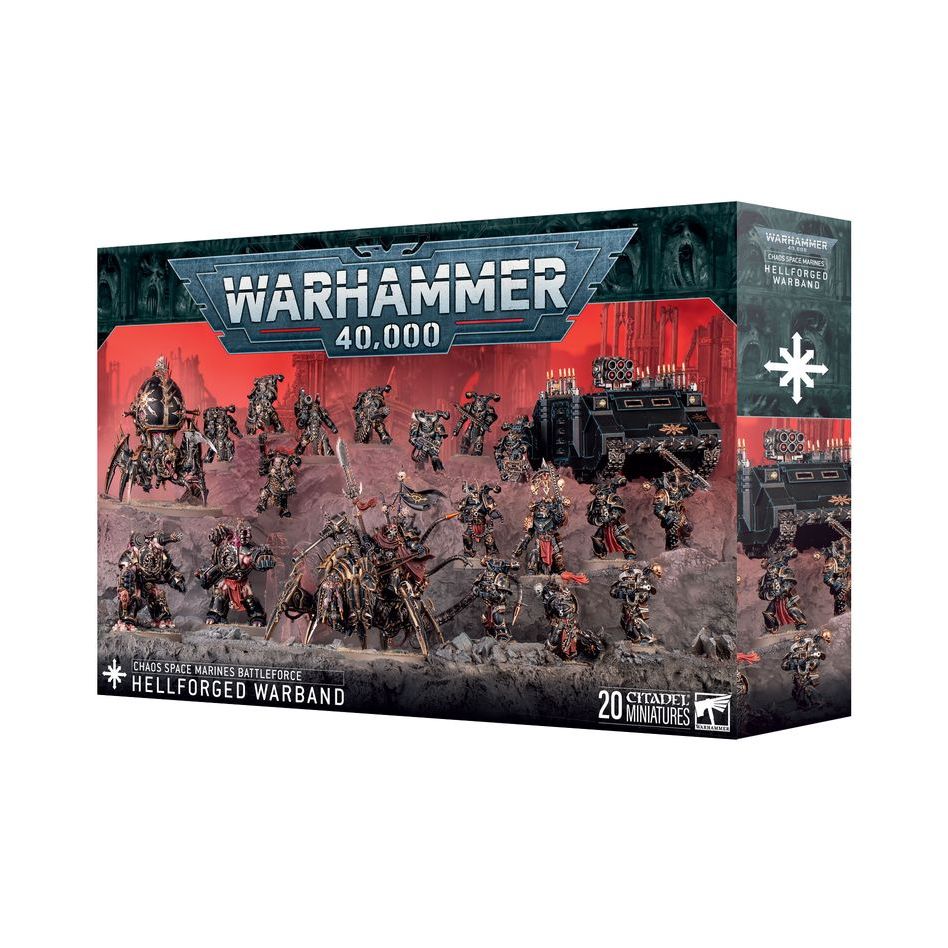 Warhammer 40K Chaos Space Marines Battleforce 2025: Hellforged Warband