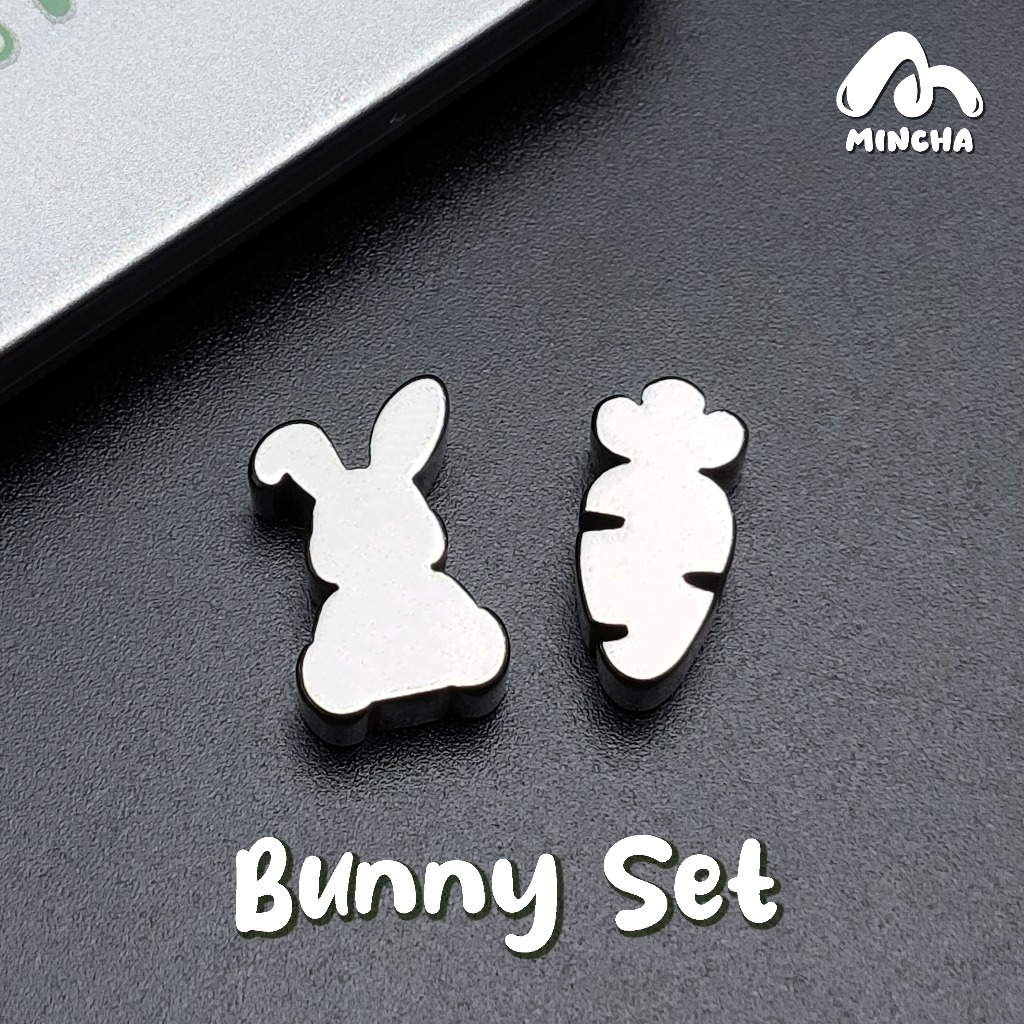 Mincha Bunny Set ลูกร่อนผงมัทฉะ ลูกสแตนเลสร่อนชา พร้อมกล่องเก็บ วัสดุสแตนเลส 304  Food Grade