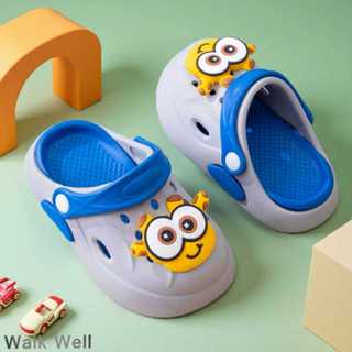 Walk Well✨รองเท้าแตะเด็ก ลายน่ารัก ใส่นุ่มสบาย พื้นEVA เบา ไ…