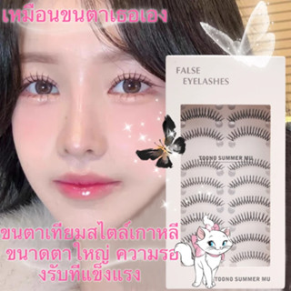 10 Pairs U Shape False Eyelashes Manga Lash Extension Natura…
