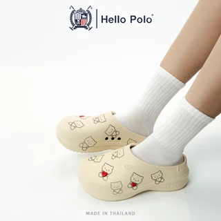Hello Polo รองเท้าแตะผู้หญิง รองเท้าแมวน่ารัก อ่อนนุ่ม EVA พื้นหนา กันลื่นและทนทาน ลำลอง สะดวกสบายทุกฤดู รุ่น HP8009A