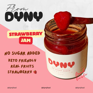 Dyny แยมสตรอว์เบอร์รี่เพื่อสุขภาพ ไม่ได้ใส่น้ำตาลเพิ่ม ไม่ใส…