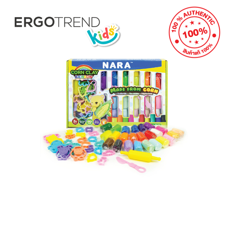 NARA ดินปั้นจากแป้งข้าวโพดแท้ นุ่มนิ่ม