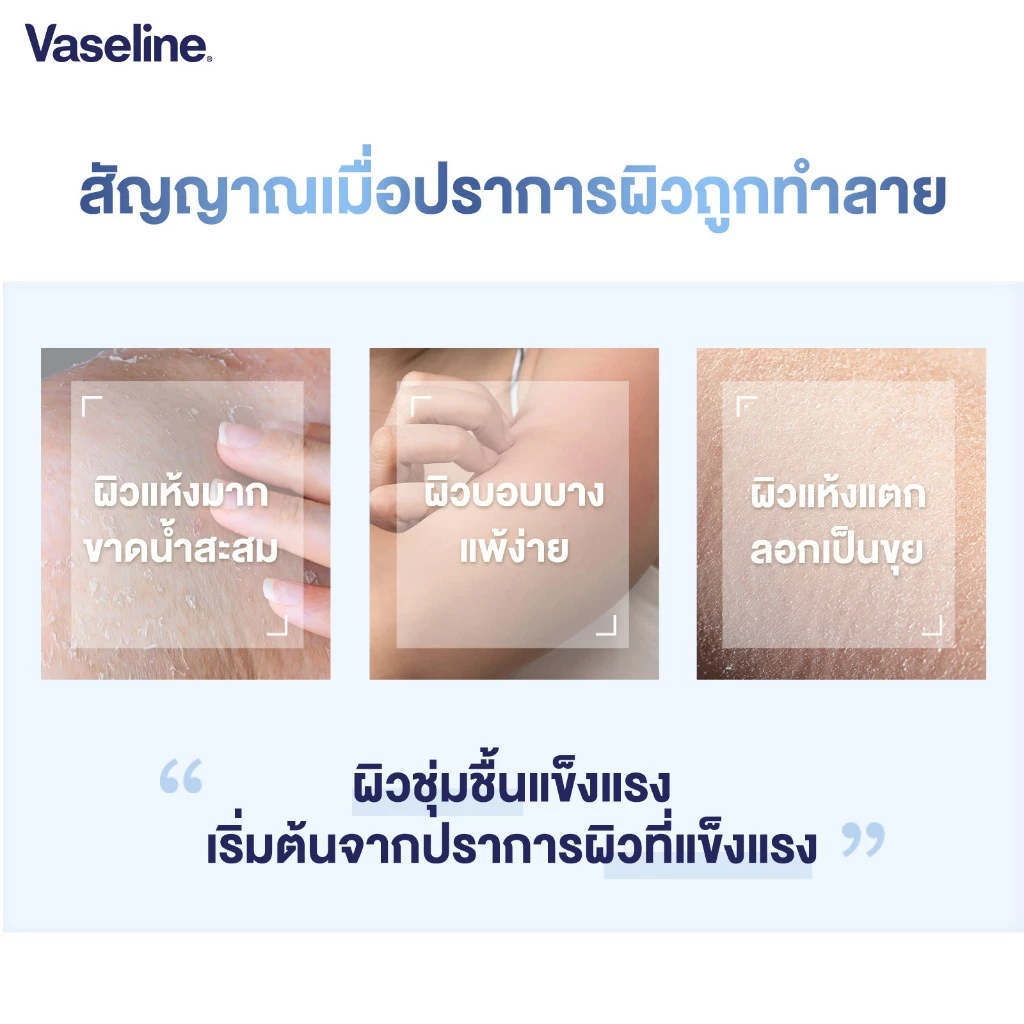 วาสลีน โปร เดอร์มา 4 มอยซ์ ครีมเนื้อหิมะ 360ก Vaseline Proderma Body Lotion 360G thumbnail 8