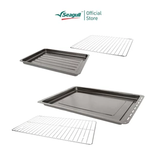Seagull ถาดอบเคลือบอีนาเมลเตาอบไฟฟ้าเเละตะเเกรงสำหรับ 60 ลิตร/100 ลิตร มี 2 ขนาดให้เลือก
