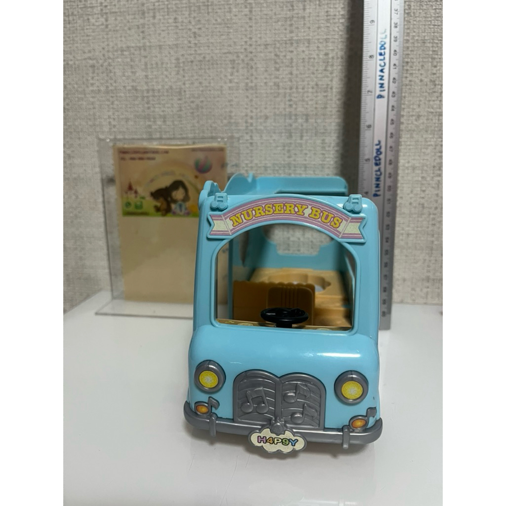 รถซิลวาเนียน Sunshine nursery bus sylvanian families ของแท้ สภาพ97%