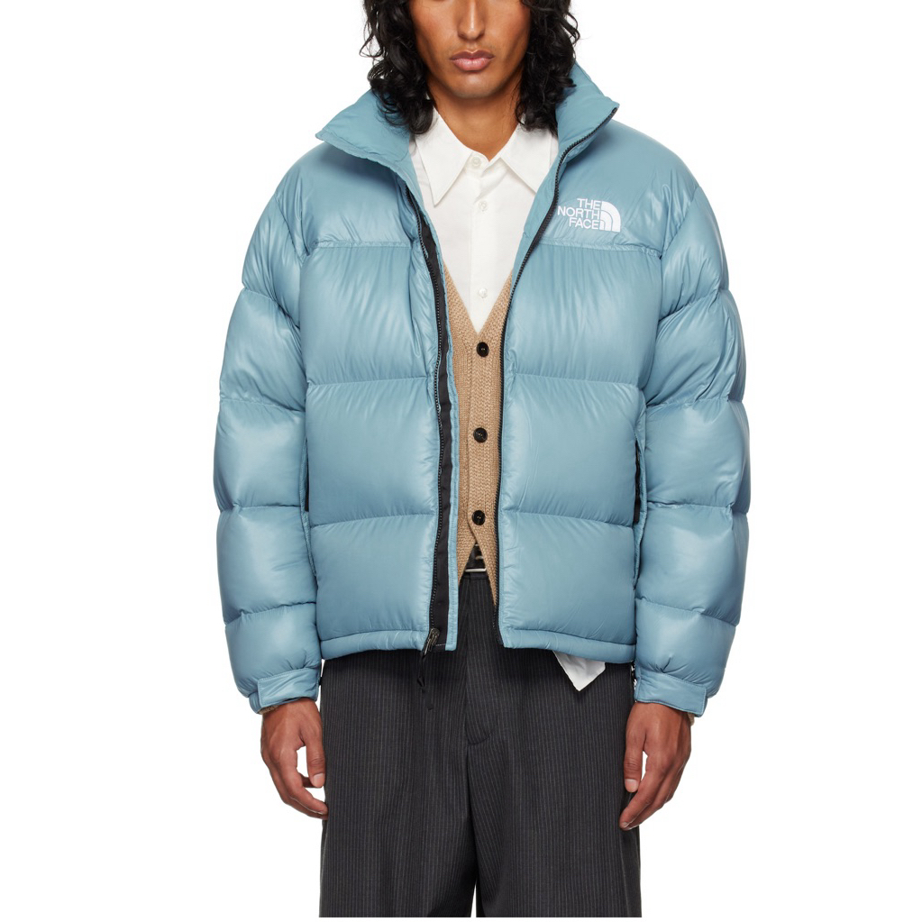 THE NORTH FACE exclusive Blue 1996 retro เสื้อหนาว ของแท้