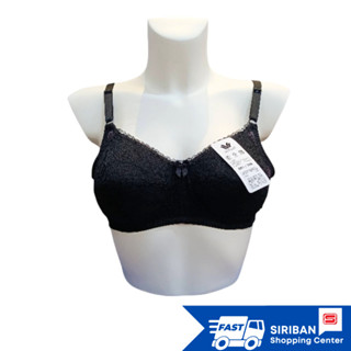 Wacoal รุ่น WB9M39 ไร้โครง ไม่มีฟองน้ำ ลายลูกไม้ เต้าทรงแบบเ…