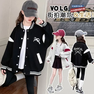 พร้อมส่งในไทย..เสื้อเด็ก แจ้กเก็ตเด็ก มี4สี สีชมพู-สีฟ้า-ขาว-ดำขนาด120-170