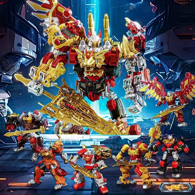 เปลี่ยนรูปของเล่น Skydome Ares หุ่นยนต์ Hexandrome Handmade เด็กผู้ชาย Puzzle