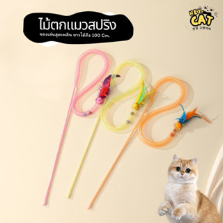 Heycat ไม้ตกแมวสปริง ไม้ล่อแมว ของเล่นแมว สนุกเพลิดเพลินยาวไ…
