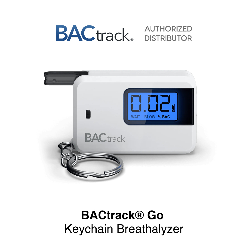 BACtrack® Go เครื่องวัดแอลกอฮอล์พกพา แบบพวงกุญแจ – ขนาดเล็ก ใช้งานง่าย ราคาคุ้มค่า