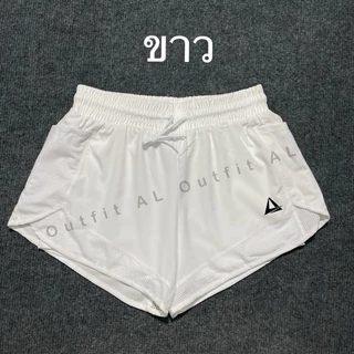 กางเกงวิ่งออกกำลังกายผู้หญิง 2ชั้นมีกระเป๋าด้านข้าง RG07