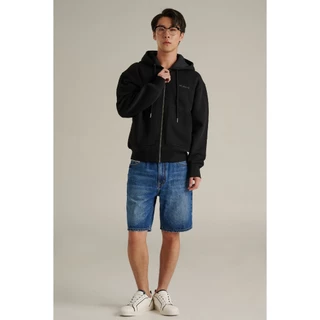 Mc JEANS (แม็คยีนส์) เสื้อกันหนาว Unisex เสื้อกันหนาวมีฮู้ด ทรงเรกูลาร์ Regular Fit Hoodie มีให้เลือก 2 สี MJHZ265