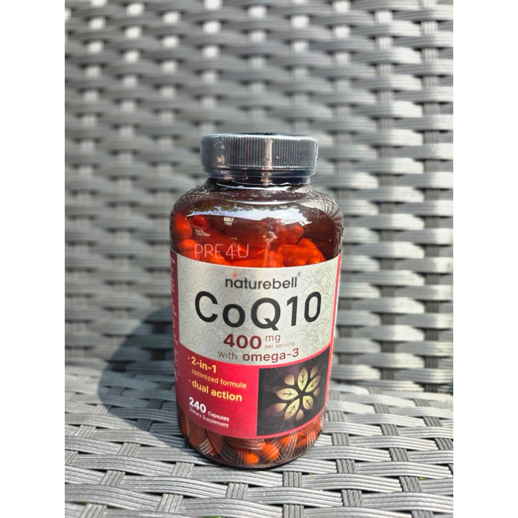 CoQ10 400mg with Omega 3, 240 แคปซูล