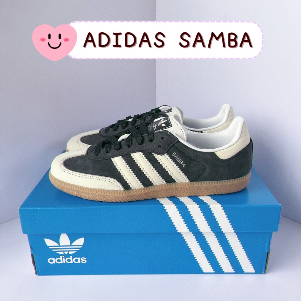 อ่านก่อนสั่งค่ะ 😊 [พรีออเดอร์] Adidas Originals Samba OG - (IE5836) Color: Core Black / Wonder White