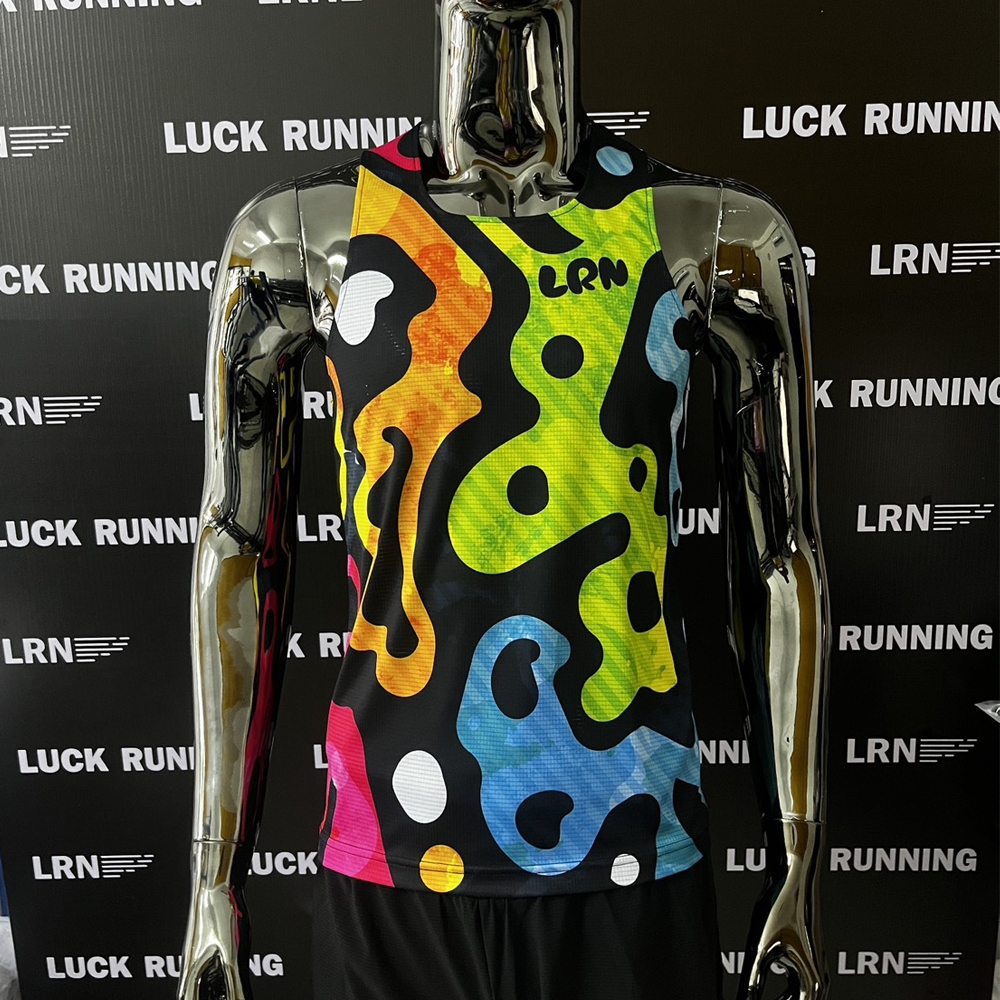 เสื้อวิ่งพิมพ์ลาย LRN PRO Elite เสื้อวิ่ง เนื้อผ้า Micro Square Plus (MP04-07) ราคา ถูกที่สุด ดีลบีเคเค แกลเลอรีภาพที่ 2