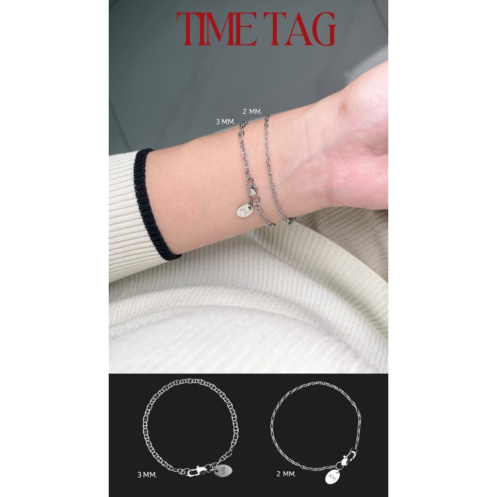 G.nightday- ข้อมือTime tag Bracelet