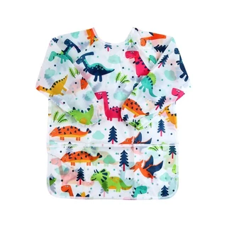 มาใหม! เสื้อกันเปื้อนทำกิจกรรมศิลปะ 5-8 ขวบ Kids Art Apron แขนยาว เสื้อศิลปะ