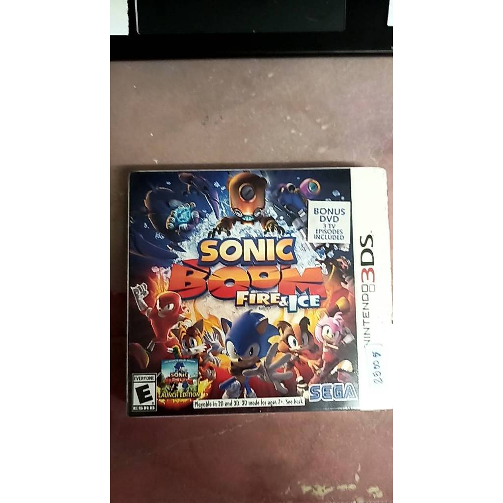 SONIC BOOM FIRE&ICE/ NINTENDO 3DS