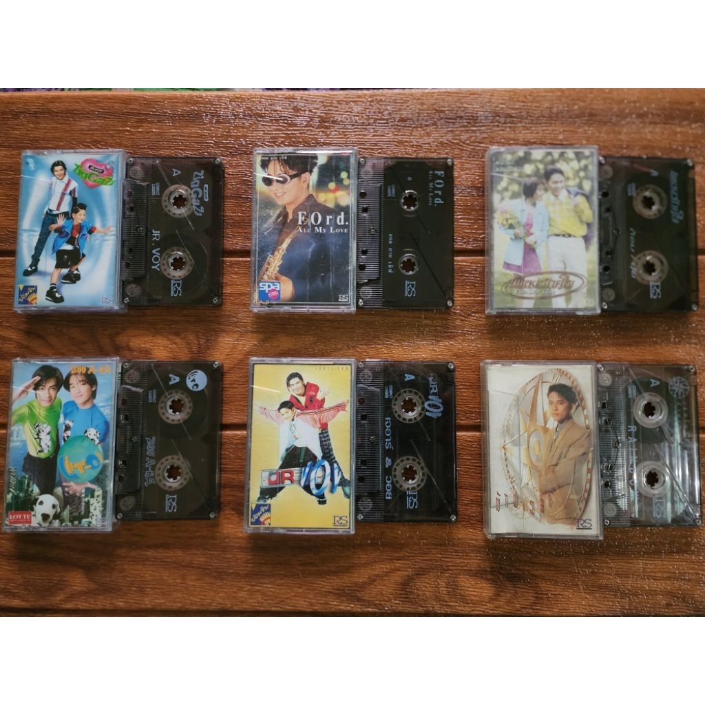 เทปเพลงJR.VOY,LIFT-OIL,FORD,ต้อม,ปุ้ย