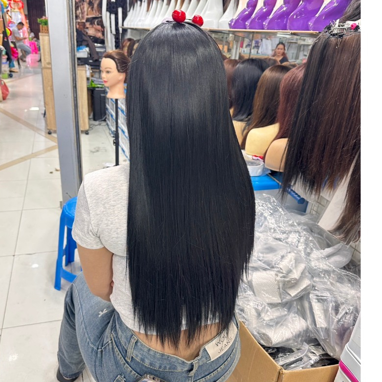 วิกผมวิกครึ่งหัว ฮาฟวิกตรงยาวร หัสB0570 รูปที่ 8