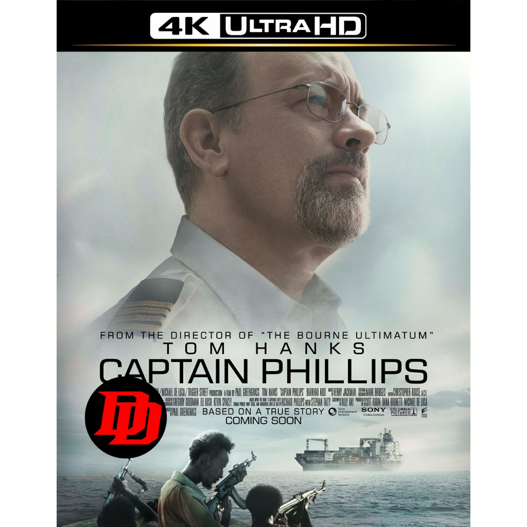 4K UHD มีไทย Movie ใหม่ Captain Phillips (2013) ฝ่านาทีพิฆาต โจรสลัดระทึกโลก Movie แผ่น 4K