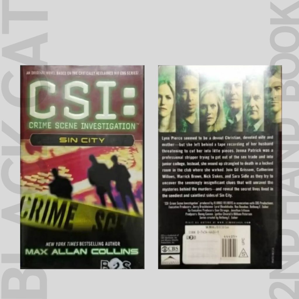 หนังสือภาษาอังกฤษมือสอง / CSI : Crime Scene Investigation / Max Allan Collins