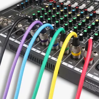 XLR ผลิตจากลวดหุ้มฉนวนสเตอริโอ 3pinหัว อย่างดี หุ่มท่อหดทุกจุด แจ็ค กีต้าร์ สายไมค์ สายเครื่องขยายเสียง สายxlr 1m/5m/10