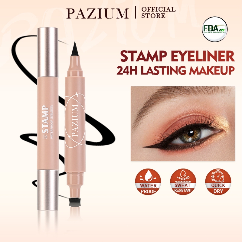 PAZIUM FDA อายไลเนอร์ 2IN1 ติดทนนาน แห้งเร็ว FDA