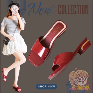 Anna shop รองเท้าแฟชั่น เสริมส้น เรียบหรู ใส่เที่ยวและทำงานได้ แมตทุกลุค รองเท้าผู้หญิงมาใหม่ T385