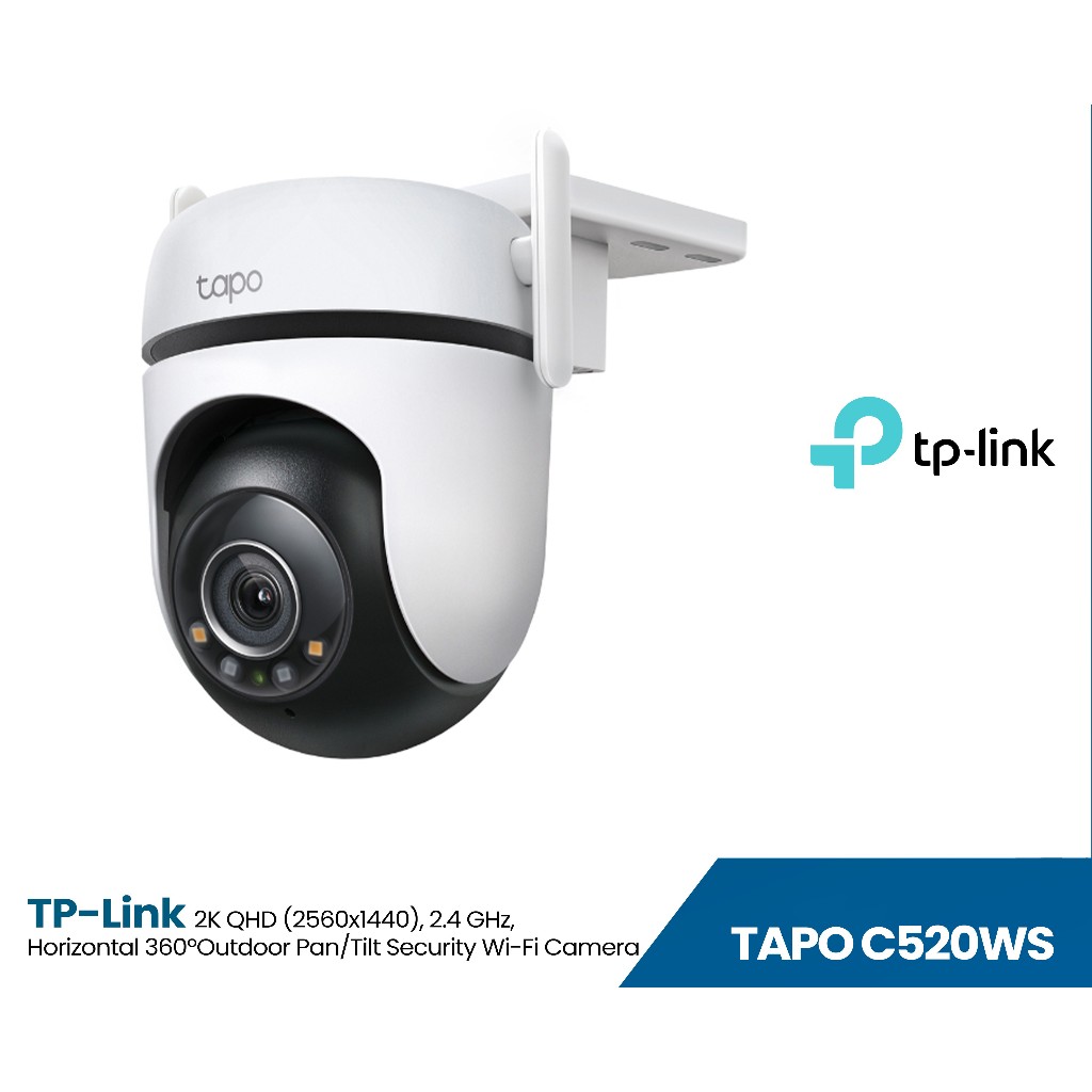 TAPO C520WS (4MP) Outdoor Pan/Tilt Security Wi-Fi Camera