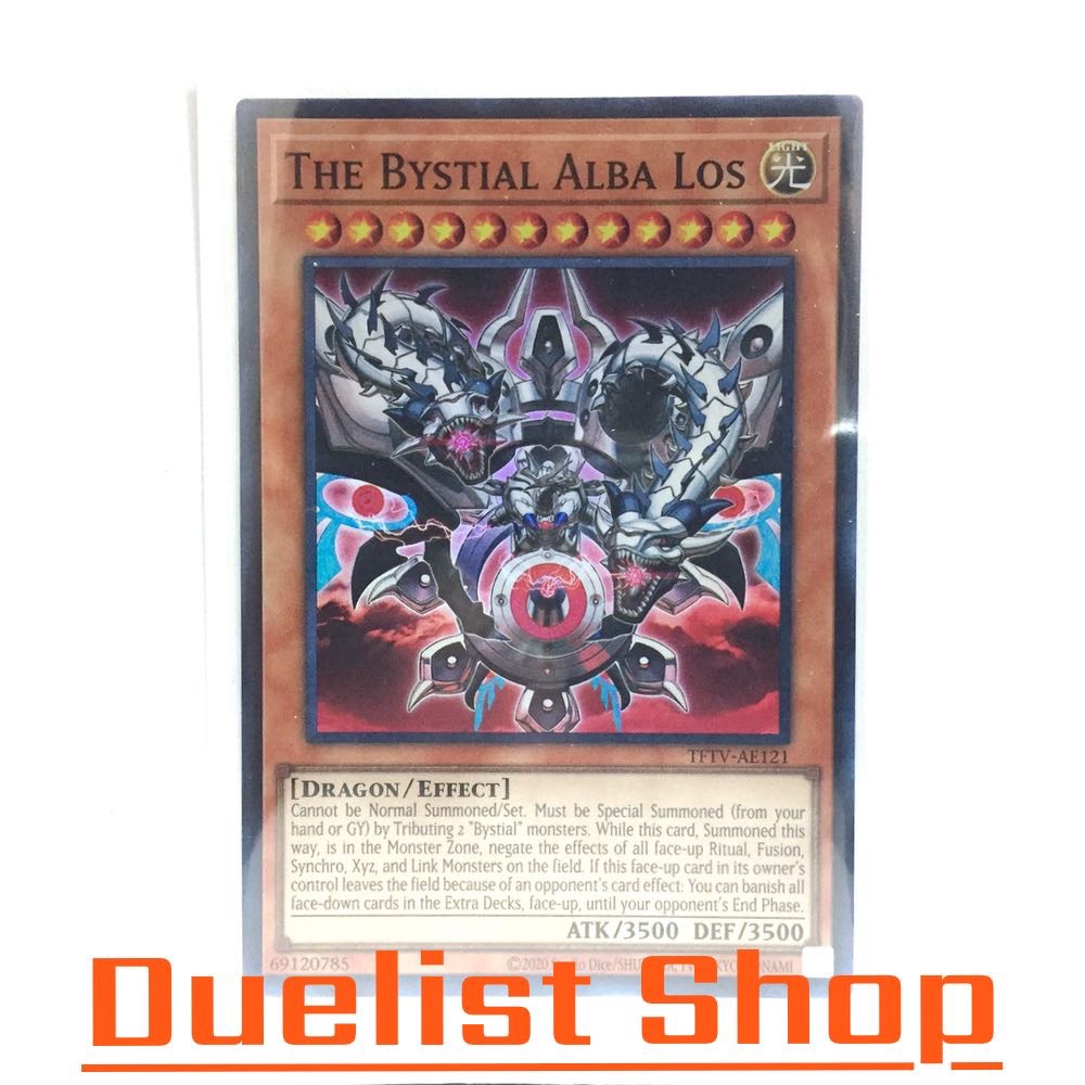 The Bystial Alba Los (SR) Monster Light Level12 [Dragon/Effect] ชุด TFTV-AE121 การ์ดยูกิโอ (Yu-Gi-Oh
