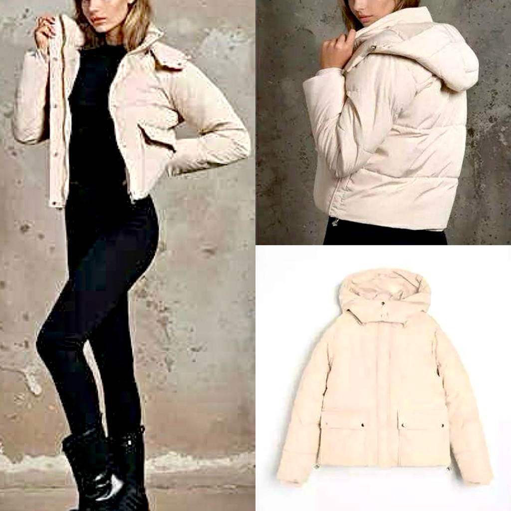 SINSAY Padded Jacket With Hooded