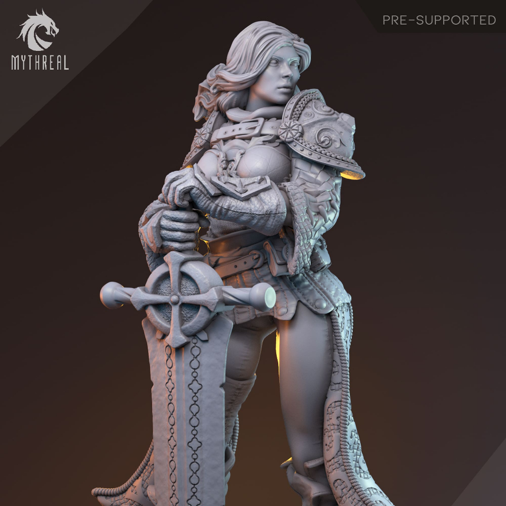 Mythreal Vol.1 : Collection : Miniature Resin โมเดลบอร์ดเกม ผลิตตามสั่ง DnD Class Samurai