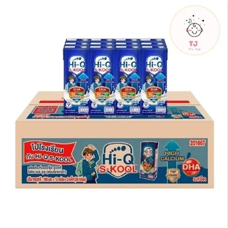 นมไฮคิว Hi-Q UHTสูตร3 หรือ สูตร 4 และ ใหม่ S-Kool วัยประถม ขนาด 180ml X 36 กล่อง