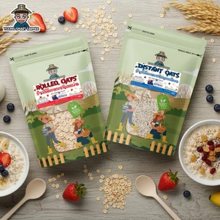 (มี อย.)ข้าวโอ๊ตอบสุก ข้าวโอ๊ต 400 กรัม(Rolled Oats, Instant Oats)