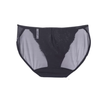 BSC Lingerie กางเกงชั้นใน รูปแบบ SEXI BIKINI ผ้าตาข่ายแต่งลูกไม้ รุ่น BU1628