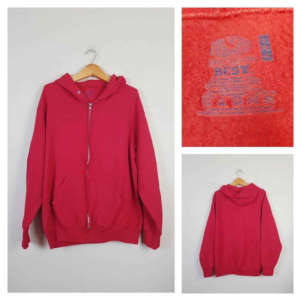 FRUIT OF THE LOOM Zipped Sweatshirt Hoodie