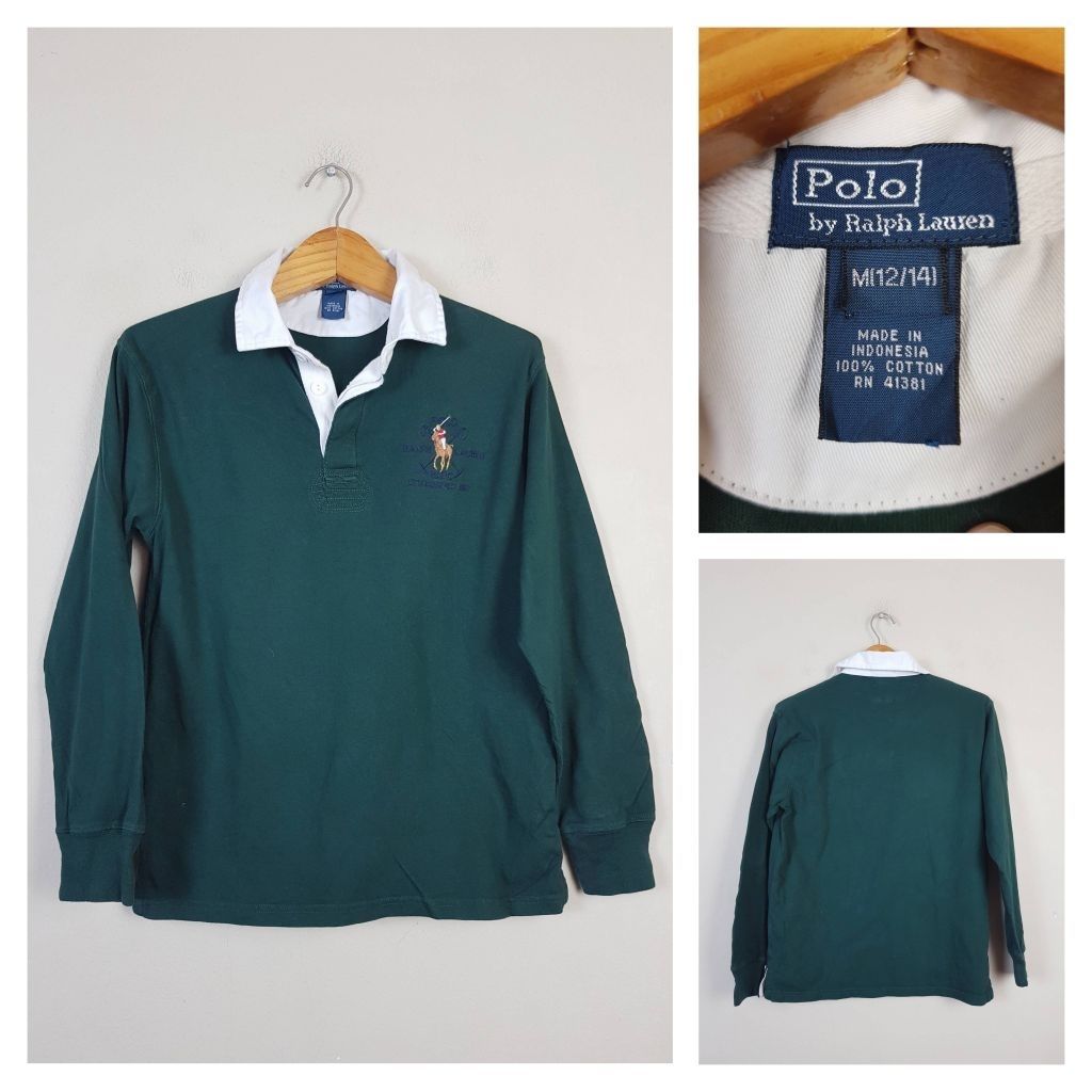 POLO by RALPH LAUREN 100% Cotton Rugby Polo Shirt