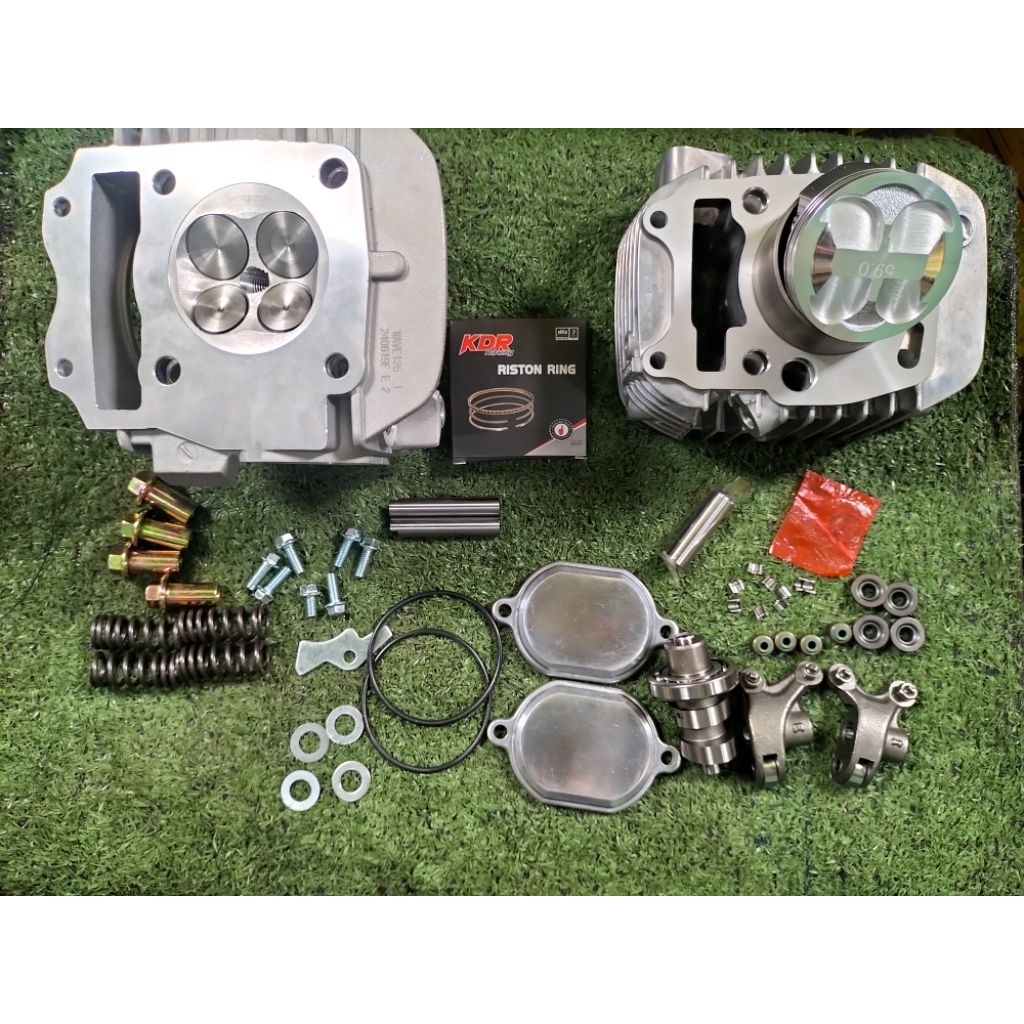 ชุด59 4 วาว เวฟ125คาบูและหัวฉีด