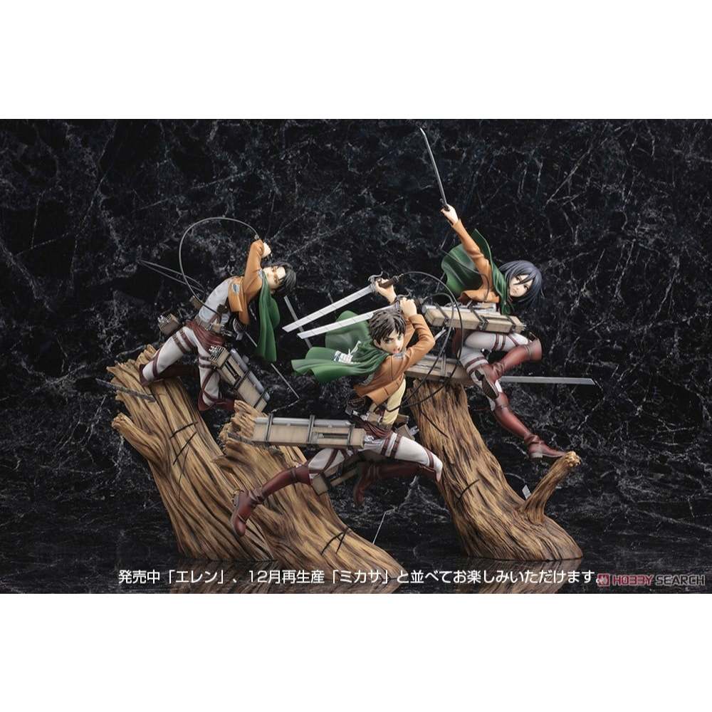 ARTFX J - Attack on Titan - Eren Yeager / Mikasa Ackerman / Levi (Renewal Package)