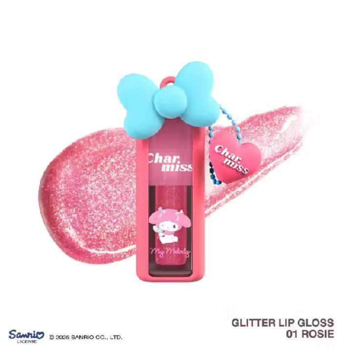 CHARMISS BLOOMING HEART GLITTER LIP GLOSS ออริจินัล กลอสฉ่ำวิ้ง ✨️ ผสมกลิเตอร์เพิ่มประกายถึง 2 เท่า - รูปที่ 6