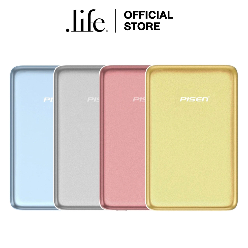 PISEN แบตเตอรี่สำรองพกพา SleekVolt 20W Wireless 5000mAh | by Dotlife